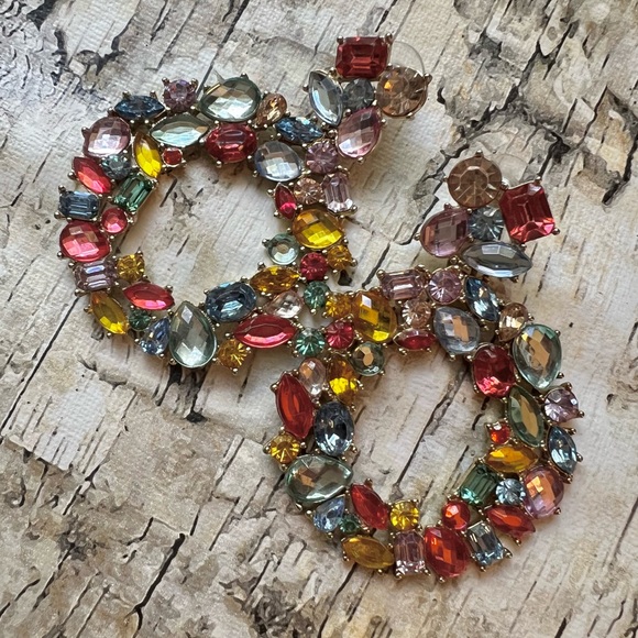 Colorful J.Crew Gemstone Earrings - Picture 1 of 2